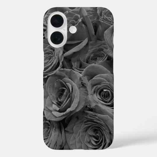 Grijze rozen, grijze bloemfoto Case-Mate iPhone case (Achterkant)