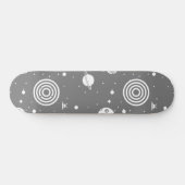 Grijze ruimteschroot persoonlijk skateboard (Horizontaal)