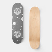 Grijze ruimteschroot persoonlijk skateboard (Voorkant)