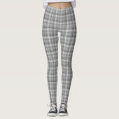 Grijze ruitbroek leggings (Voorkant)