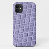 Grijze ruitroestmetalen Case-Mate iPhone case (Achterkant)