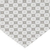 Grijze ruitvormig vierkant korte tafelloper (Hoek)