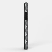Grijze ruitvormige schaduw Case-Mate iPhone case (Achterkant/rechts)