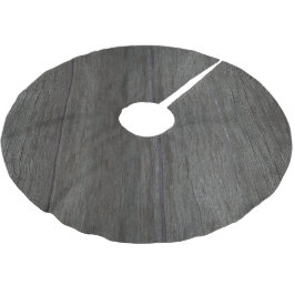 Grijze Rustieke Houten Textuurpatroon Kerstboom Rok