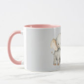 Grijze Safari Olifant Mok (Links)