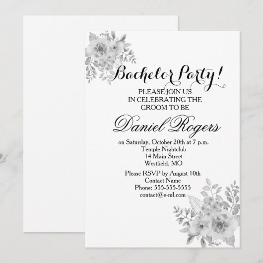 Grijze schaal van Paarse en blauwe vrijbuiter Part Kaart (Voorkant / Achterkant)