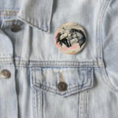 Grijze schaduwen ronde button 5,7 cm (In situ)