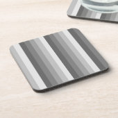 Grijze schaduwstrepen bier onderzetter (Linkerzijde)