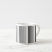 Grijze schaduwstrepen espresso kop (Voorkant rechts)