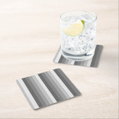 Grijze schaduwstrepen kartonnen onderzetters (Insitu)