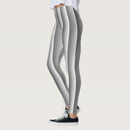 Grijze schaduwstrepen leggings