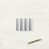 Grijze schaduwstrepen post-it® notes (Op bureau)