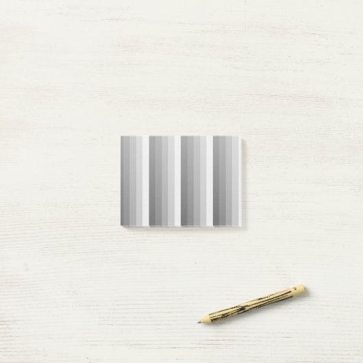 Grijze schaduwstrepen post-it® notes (Op bureau)