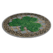 Grijze schamsteen op Keltische knots snijboard Snijplank (Hoek)