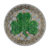 Grijze schamsteen op Keltische knots snijboard Snijplank (Voorkant)