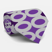 GRIJZE SCHATTIGEE STROPDAS (Opgerold)