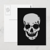 Grijze schedel briefkaart (Voorkant / Achterkant)