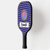 Grijze schijf door Kenneth Yoncich Pickleball Paddle (Links)