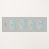 Grijze schildpadden Groene Tropische Bladeren Beac Yogamat (Voorkant (horizontaal))