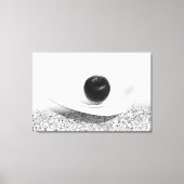 Grijze schoppen appel canvas afdruk (Voorkant)