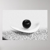 Grijze schoppen appel poster (Voorkant)