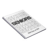 Grijze senior senior Notitieboek (Rechterzijde)