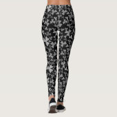 Grijze Shamrocks Leggings (Achterkant)