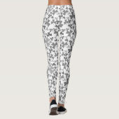 Grijze Shamrocks Leggings (Achterkant)