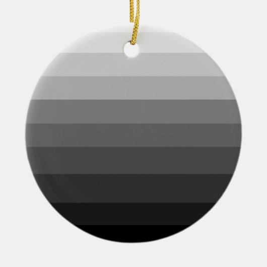 Grijze siershadden keramisch ornament (Voorkant)