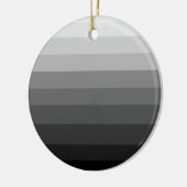 Grijze siershadden keramisch ornament (Links)