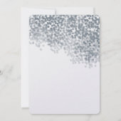 Grijze Silver Shimmer Light Shower-uitvindingen Kaart (Achterkant)