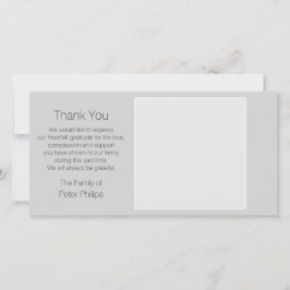 Grijze Sjabloon Sympathie Hartelijk dank voor de w