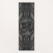 Grijze slangenhuid afdrukken yogamat (Voorkant)