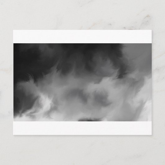 Grijze, slechte rook. briefkaart (Voorkant)