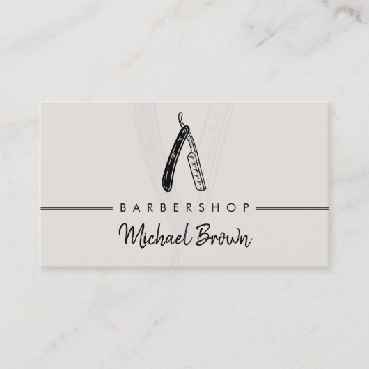 Grijze slijmvliessnijdsel visitekaartje (Voorkant)