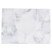 Grijze smelttextuur groot cadeauzakje (Achterkant)