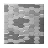 Grijze Snakeskin Design Tegeltje (Voorkant)