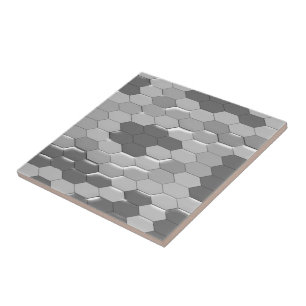Grijze Snakeskin Design Tegeltje