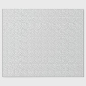 Grijze sneeuw luipaard dierlijke print cadeaupapier (Vlak)