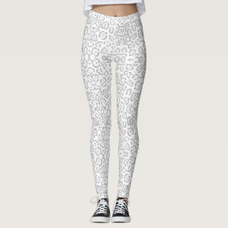 Grijze sneeuwknol — Dierafdrukken Leggings