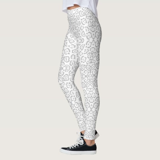 Grijze sneeuwknol — Dierafdrukken Leggings (Links)