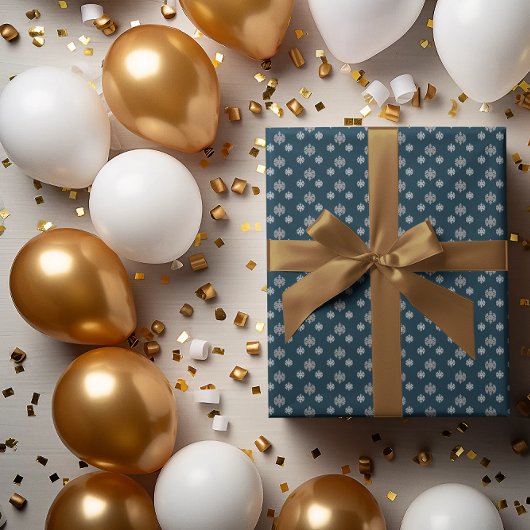 Grijze sneeuwvlokken die Document Bladen verpakken Inpakpapier Vel