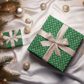 Grijze sneeuwvlokken inpakpapier vel