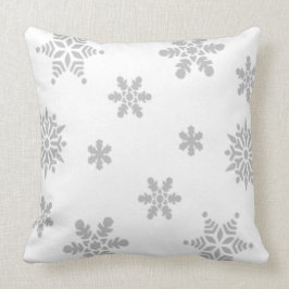 Grijze sneeuwvlokken kussen