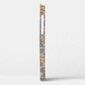 Grijze snor en luipaard afdrukken Case-Mate iPhone case (Achterkant / Links)