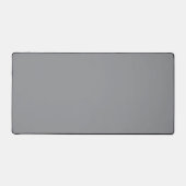Grijze Solid Color Desk Mat (Voorkant)