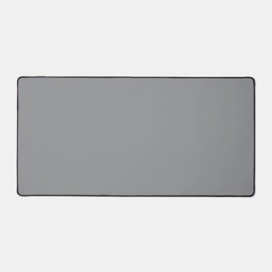 Grijze Solid Color Desk Mat (Voorkant)