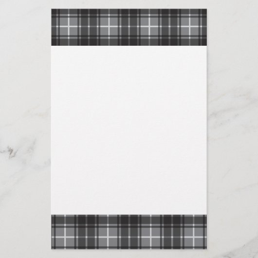 Grijze speldenstaart briefpapier (Voorkant)