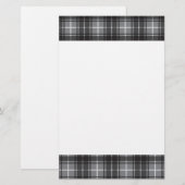 Grijze speldenstaart briefpapier (Voorkant / Achterkant)