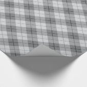 Grijze speldenstaart cadeaupapier (Hoek)